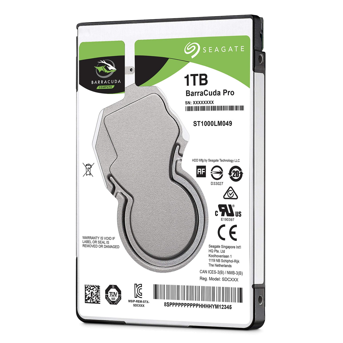 Seagate 1TB Barracuda Pro SATA 6Gb/s 128MB Cache 2.5-Inch Internal Hard Drive (ST1000LM049) (Renewed)