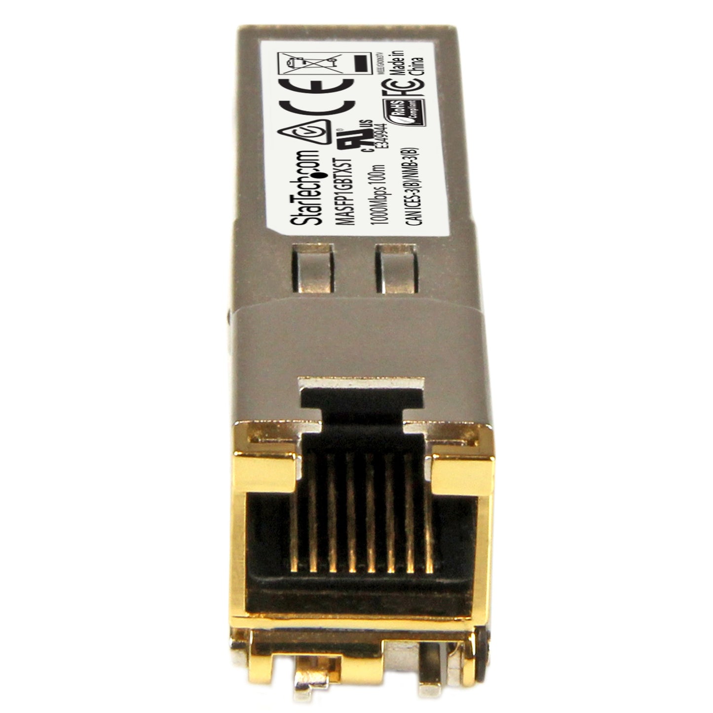 StarTech.com Cisco Meraki MA-SFP-1GB-TX Compatible SFP Module - 1000BASE-T - SFP to RJ45 Cat6/Cat5e - 10/100/1000 Mbps - RJ-45 100m - Cisco Meraki