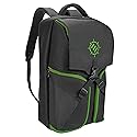 ENHANCE Xbox Backpack - Xbox Carrying Case Compatible with Series S, One X, One S - Storage Compartments for Controllers, Gaming Headset, Games & More