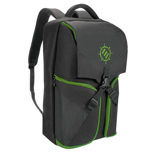 ENHANCE Xbox Backpack - Xbox Carrying Case Compatible with Series S, One X, One S - Storage Compartments for Controllers, Gaming Headset, Games & More