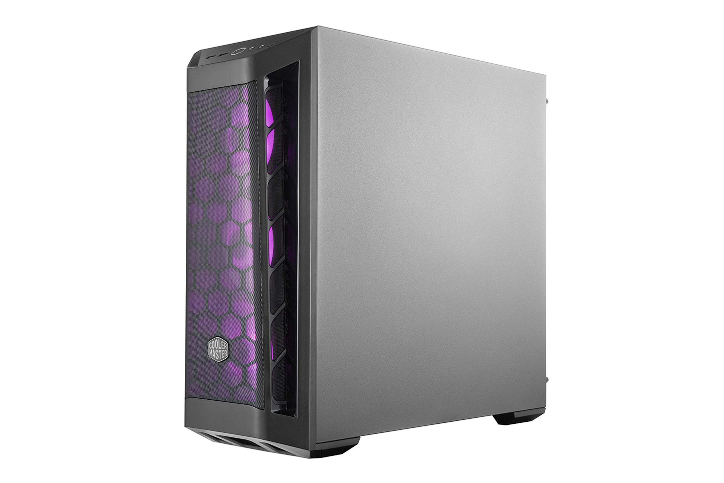 Cooler Master MasterBox MB511 ARGB ATX Mid-Tower with Three 120mm ARGB Fans, Fine Mesh Front Panel, Mesh Side Intakes, Tempered Glass & ARGB Lighting