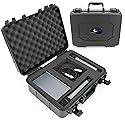 CASEMATIX Wireless Microphone Case - Hard Shell Mic Carrying Case with Customizable Foam, Compatible with Sennheiser, Shure, Audio-Technica, Nady