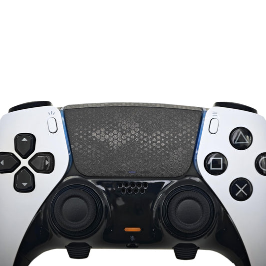Touchpad Protector PS5 Dualsense/Edge Enhanced Texture Skin Compatible with PlayStation 5 Dualsense/Edge (Snake Scale - Black, PS5Edge(2pcs))