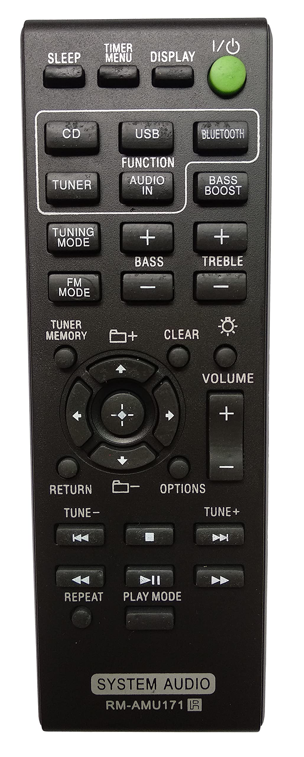 Universal Remote Compatible for Sony RM-AMU171 CMT-SBT100 CMT-BT60 CMT-BT80W CMT-SBT300W HCD-SBT100 HCD-SBT300W Audio System Remote Control