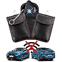 YZHIDIANF Faraday Key Fob Protector (3 Pack), Key Fob Signal Blocker Pouch, Faraday Bags Signal Blocking Security Pouch Anti-Theft Anti-Hacking Car