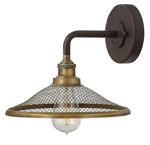 Hinkley Rigby One Light Wall Sconce, Buckeye Bronze
