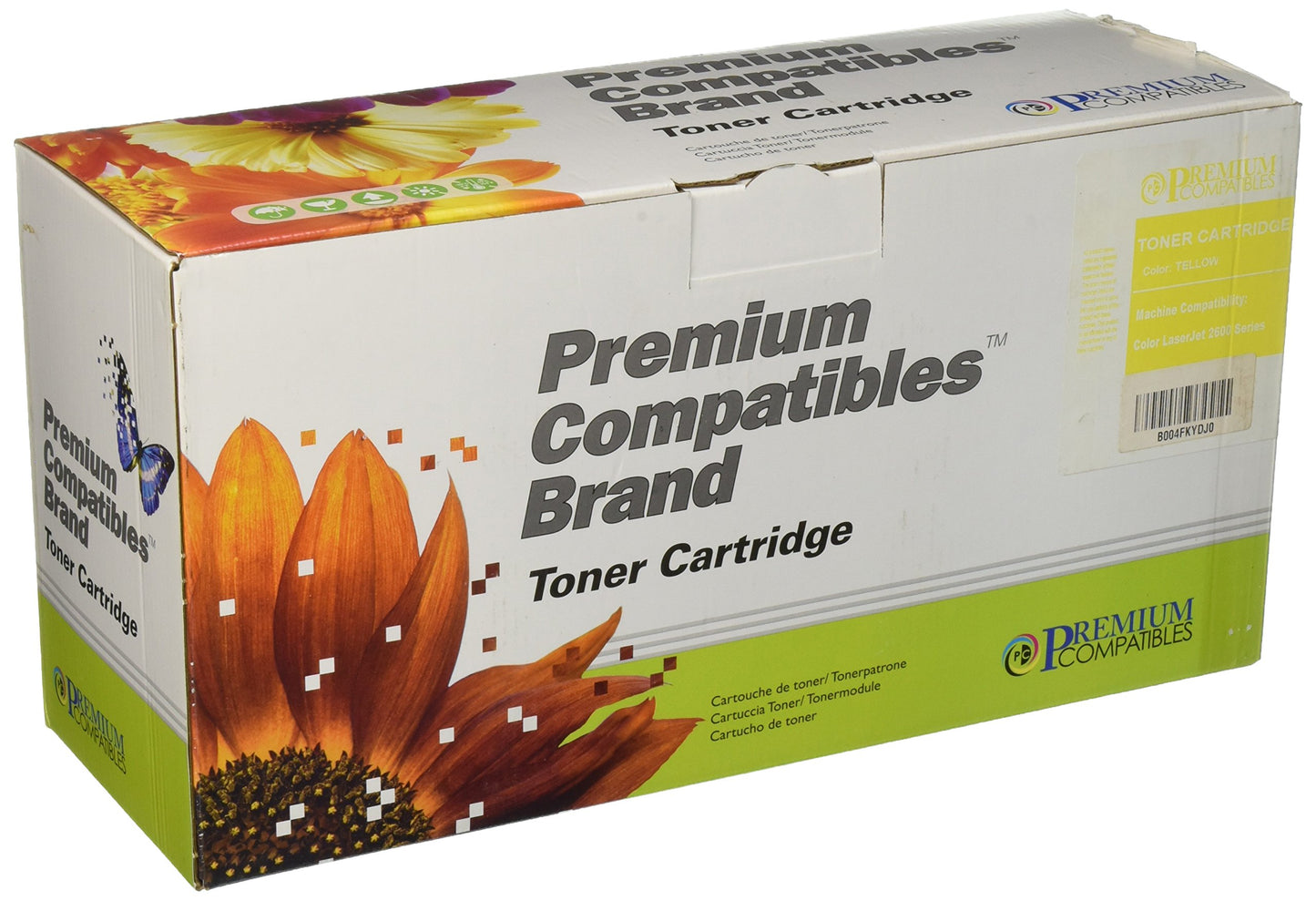PREMIUMCOMPATIBLES Q6002ARPC Replacement Ink and Toner Cartridge for HP Printers, Yellow