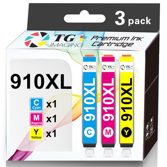 TG Imaging Compatible 910 Ink Cartridge Replacement for HP 910XL Ink for Office Jet 8010 8012 8013 8014 8015 8017 8018 Pro 8020 8022 8023 8024 8025