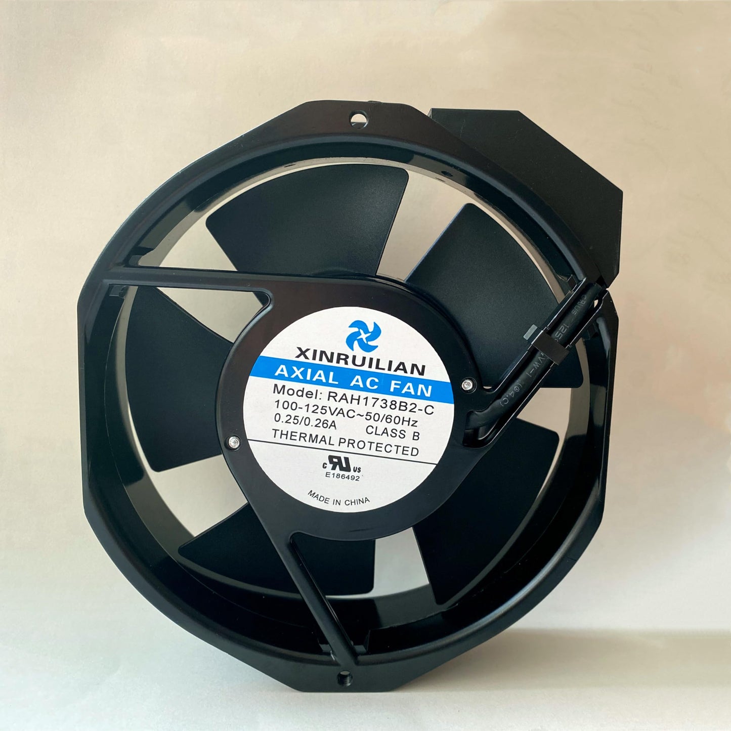 Javosaw RAH1738B2-C 17CM Cabinet Cooling Fan, 100-125VAC, 6.77 Inches, Compatible with Desktop & Graphic Cards