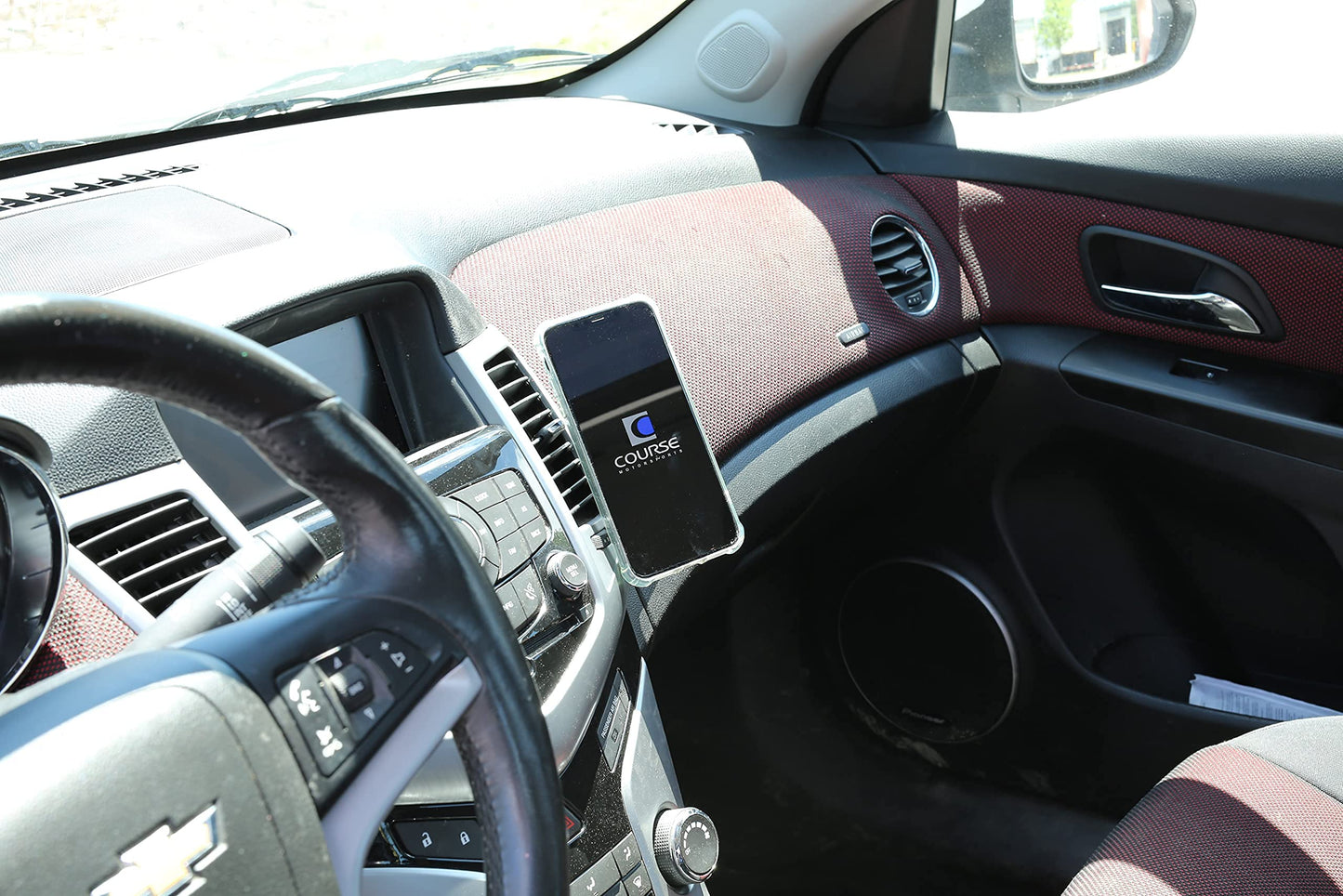 Course Motorsports DirectFit Magnetic Phone Mount and Car Phone Holder for Chevrolet Cruze (2009-2015) - Magnetic Head