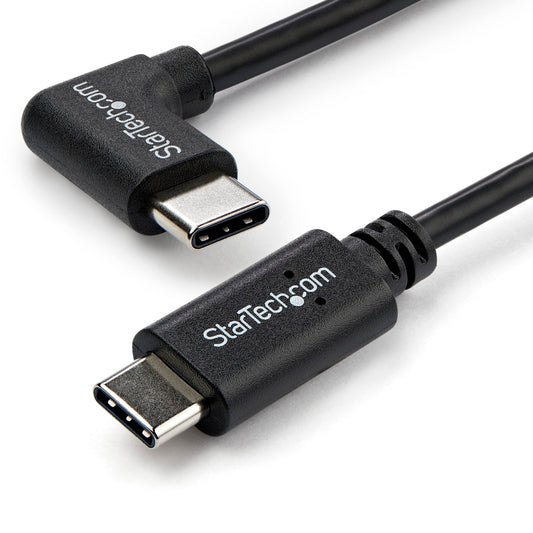 StarTech 3.3ft/1m USB-C to USB-C Right-Angle Charging Cable (USB2CC1MR)