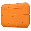 LaCie Rugged SSD 500GB Solid State Drive - USB-C USB 3.2 NVMe speeds up to 1050MB/s, IP67 Water Resistant, 3m Drop resistant, Encryption, 5-year