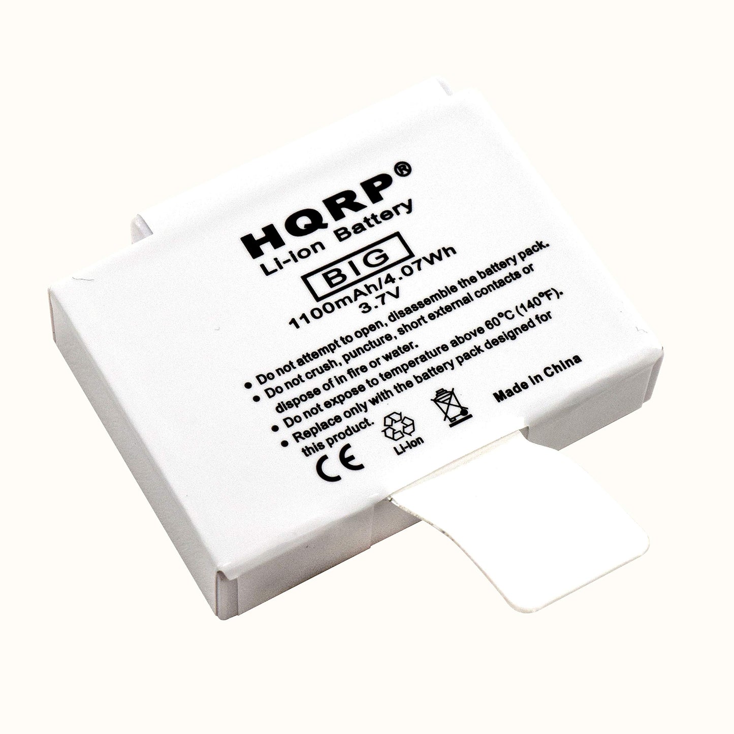 HQRP Battery Compatible with Flip Video ABT2W UltraHD 4GB 8GB, FVU2120B, U3120, Flip 4GB, Cisco ABT2W Ultra-HD Camcorder U32120B U32120W, Flip UltraHD