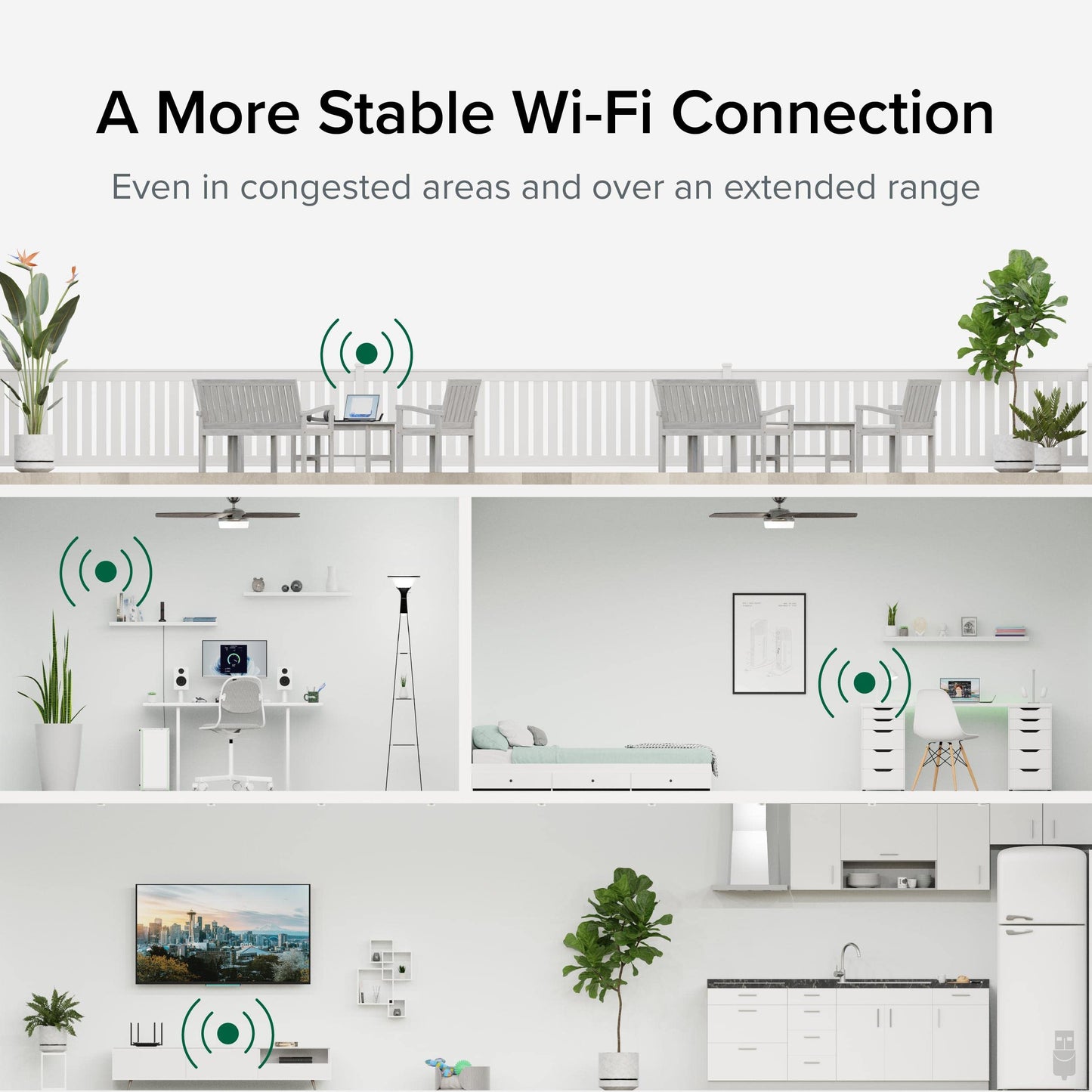 Plugable WiFi 6 Adapter AX1800, USB 3.0/USB-C, Dual Band, Windows 10/11