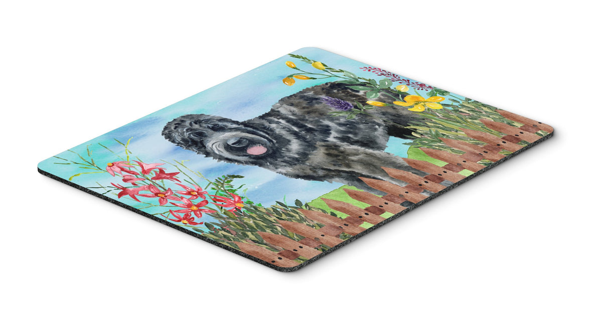 Caroline's Treasures CK1239MP Black Russian Terrier Spring Mouse Pad, Hot Pad or Trivet for Home Office Gaming Working Computers Laptop Mouse