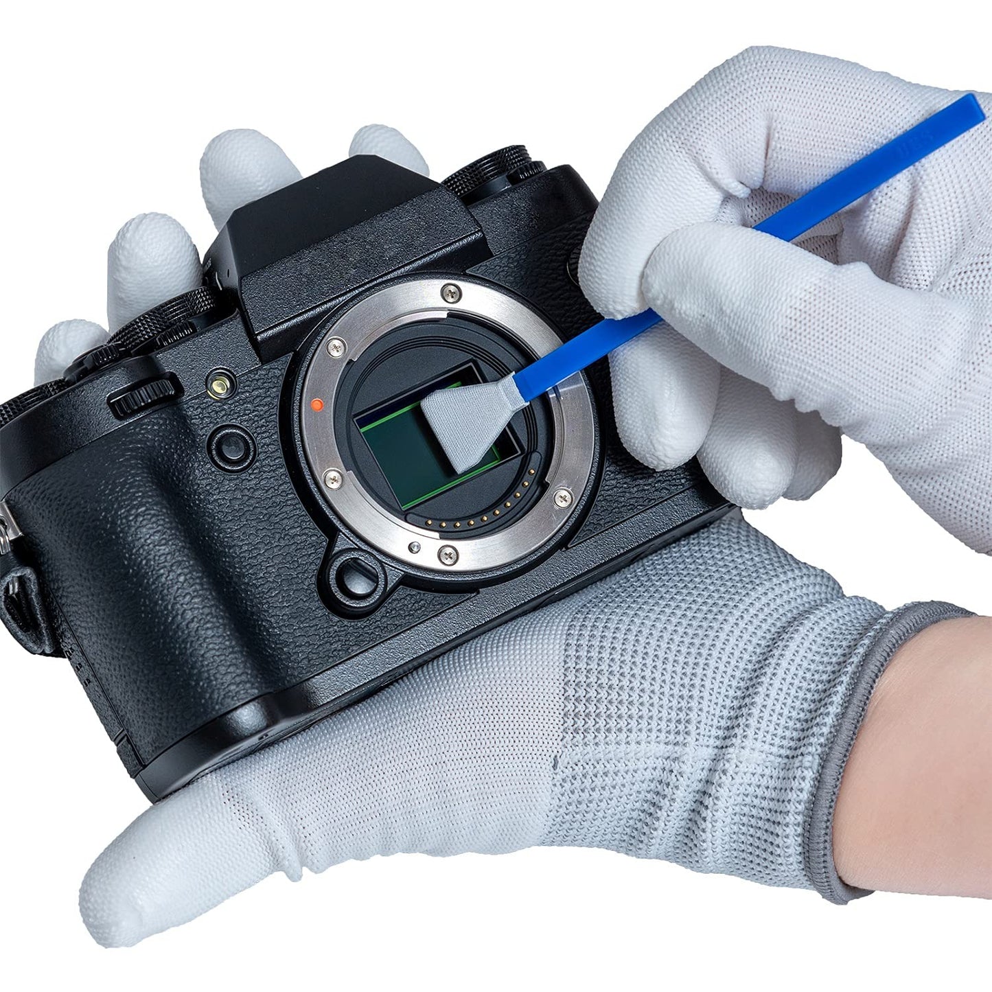 UES APS-C Sensor Cleaning Kit (APSC16) - 14pcs 16mm Sensor Cleaning Swabs & 15ml Alcohol-Free Sensor Cleaner - Compatible with Sony, Nikon, Canon