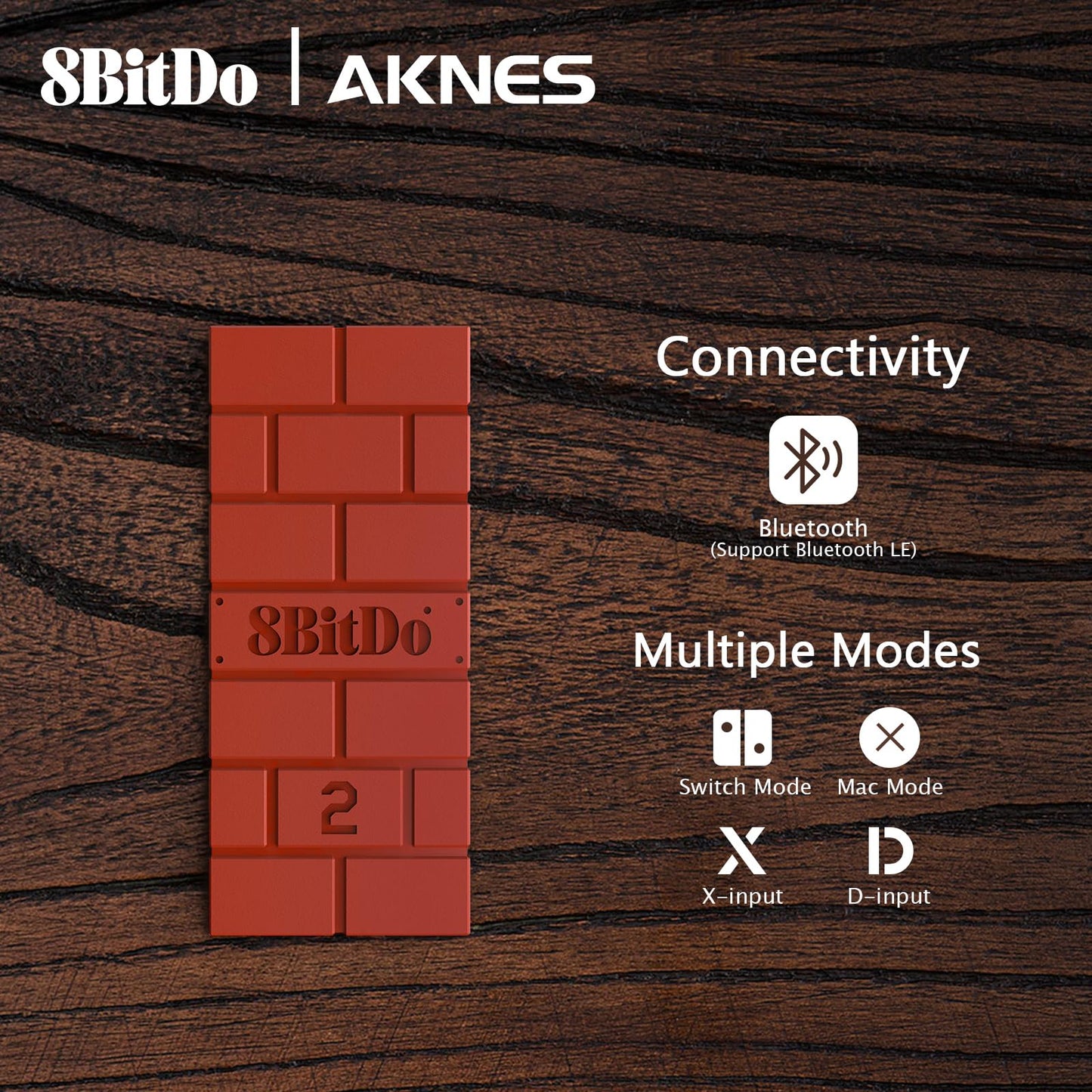 8BitDo USB Wireless Controller Adapter 2 Converter Dongle for Switch 2/Switch LCD/OLED,Windows,Raspberry Pi, PS5/PS4/PS3 Controller,Xbox Series