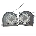 Replacement CPU+GPU Cooling Fan for HP zbook-Studio x360 g5 EliteBook 1050 G1 1050G1 HSN-Q11C Series NS85C00-17L24 NS85C00-17L25 L30938-001