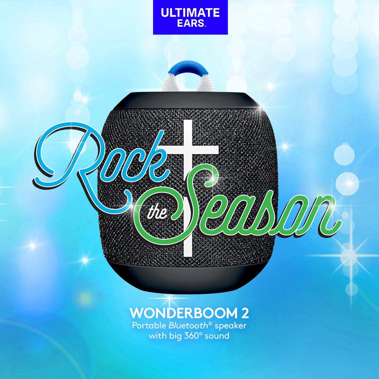 Logitech Ultimate Ears UE WONDERBOOM 2 Bluetooth Speaker - Wireless Boom Box Waterproof with Double-Up Connection (Non Retail Packaging) - (Deep
