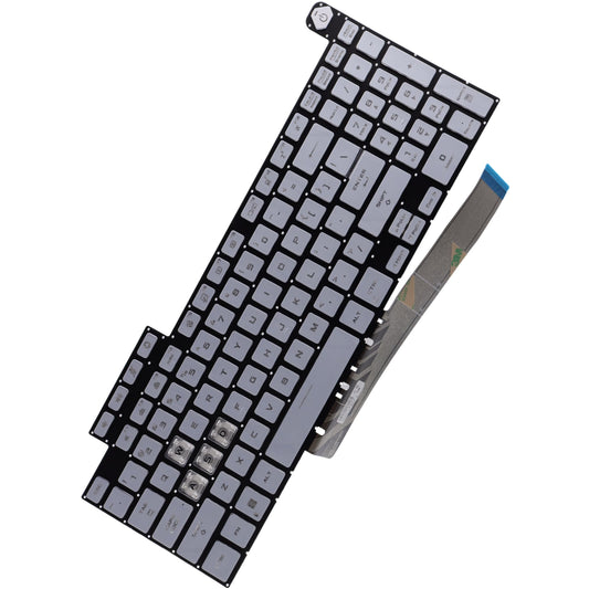 Deal4GO RGB Colorful Backlit Keyboard Replacement for ASUS FX507 FA507 FX707 FA707 TUF507 TUF707 FX577 - White Special