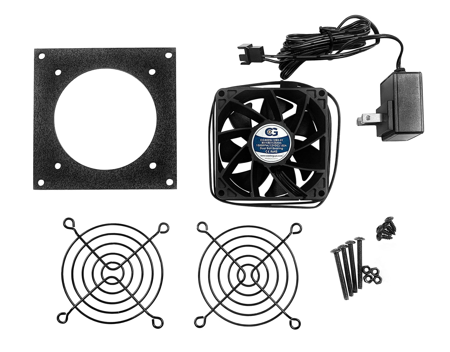 CabCool 801 Single 4" Fan Cooling Kit for Cabinet & Home Theaters