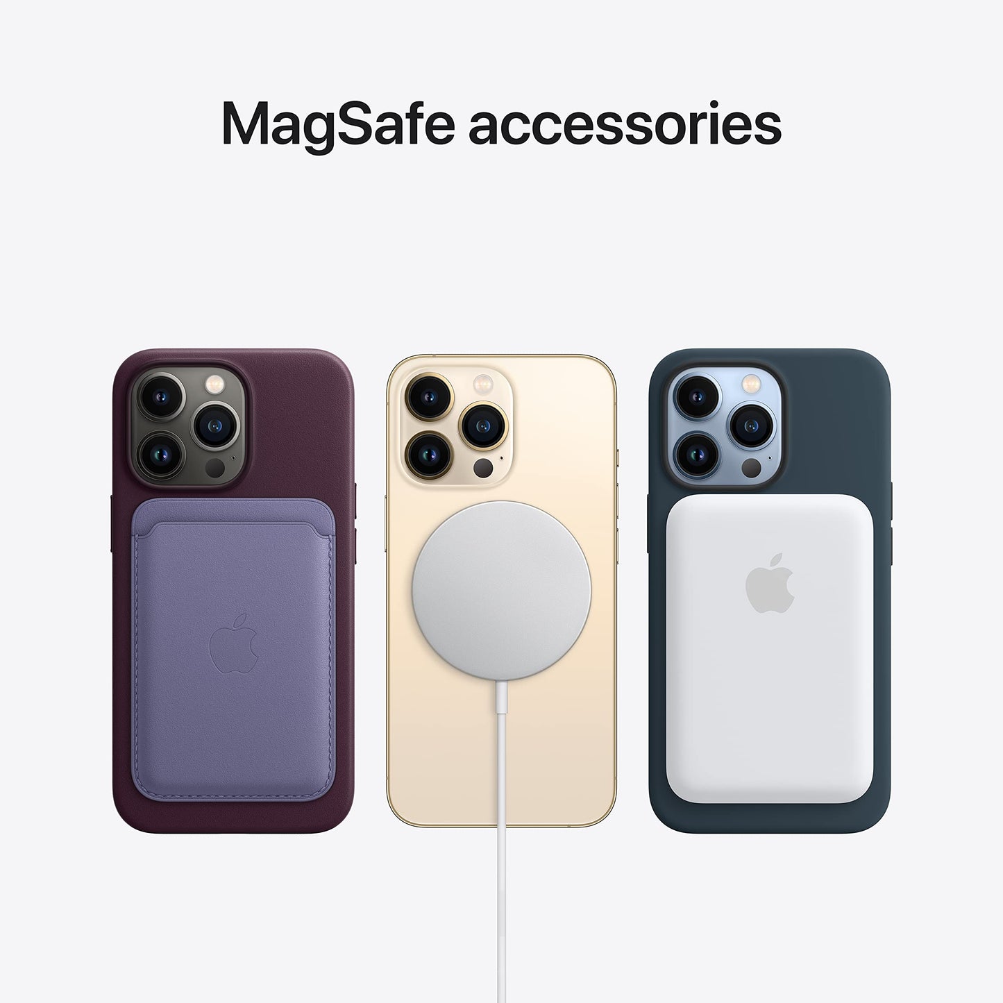 Apple iPhone 13 Pro Silicone Case with Magsafe - Blue Fog