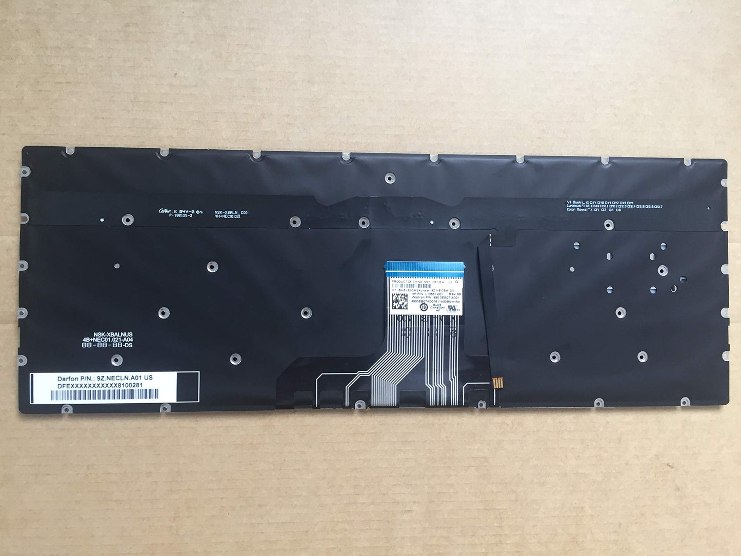 Original New for HP Spectre x360 13-ap0013dx Convertible 13.3" US Backlit Laptop Keyboard