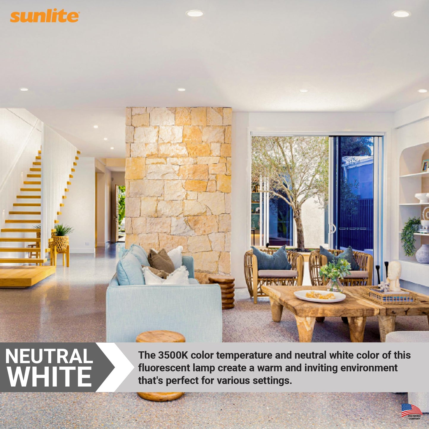 Sunlite Compact Fluorescent PLD 4 Pin Double U-Shaped Twin Tube Light Bulb, 26 Watts, 120 Volts, 4 PinG24q3 Base, 1560 Lumens, 3500K Neutral White, 10