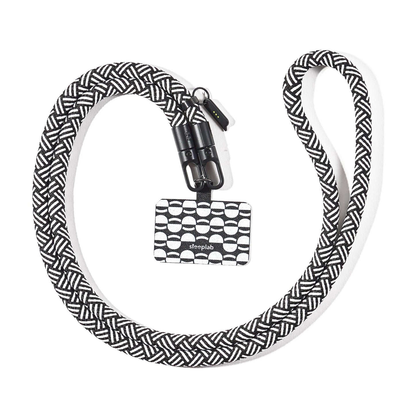 SteepLab Freehand GoKit - Universal Lanyard and Tab Bundle for Most Phone Cases | Hands-Free Comfort and Bold Everyday Style (Metro Weave)