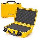 NANUK 909 Travel Hard Case with Customizable Cubed Foam - Waterproof Camera Case, 12.6” x 9” x 4.4”, Lightweight, Lockable, Dustproof