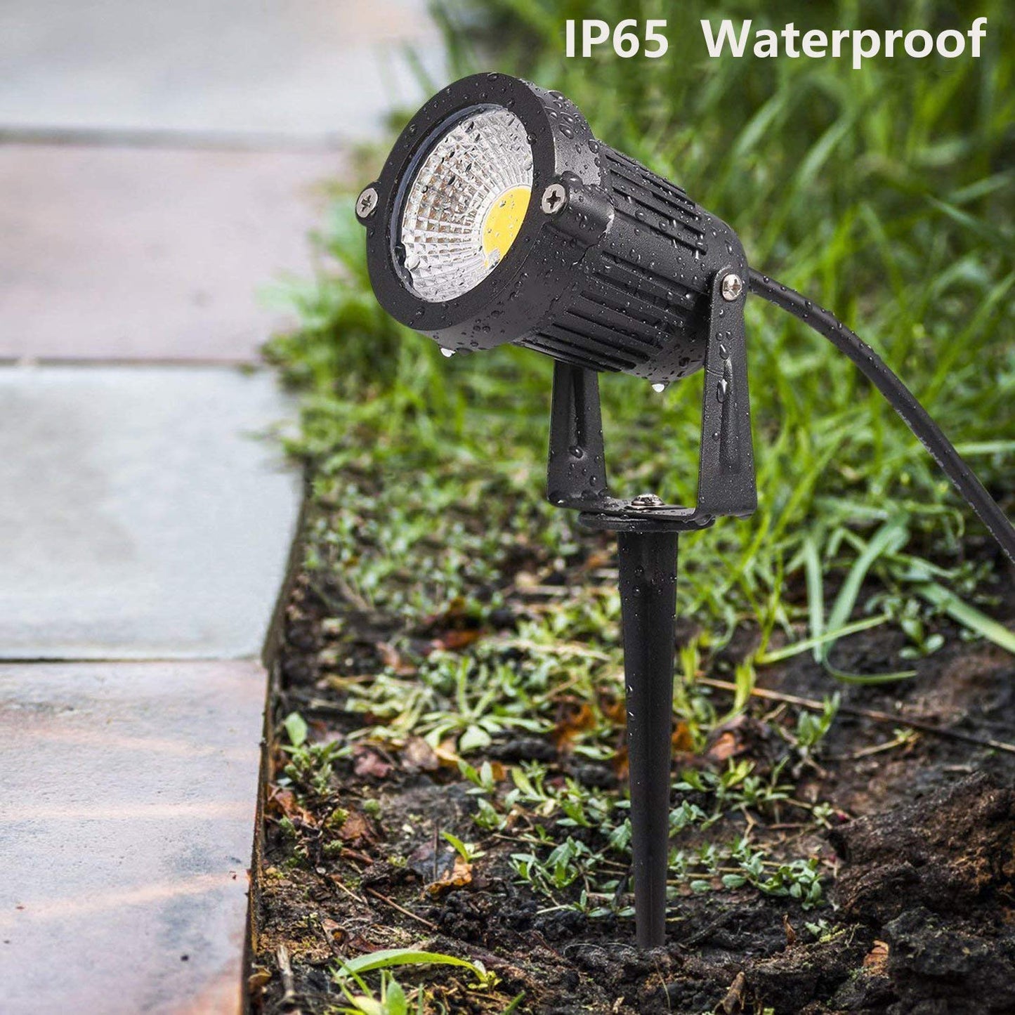 SUNRIVER Low Voltage Landscape Lights Led Landscape Lighting 6W Outdoor Landscape Lights 12V 24V Waterproof Landscape Spotlights for Yard, Lawn