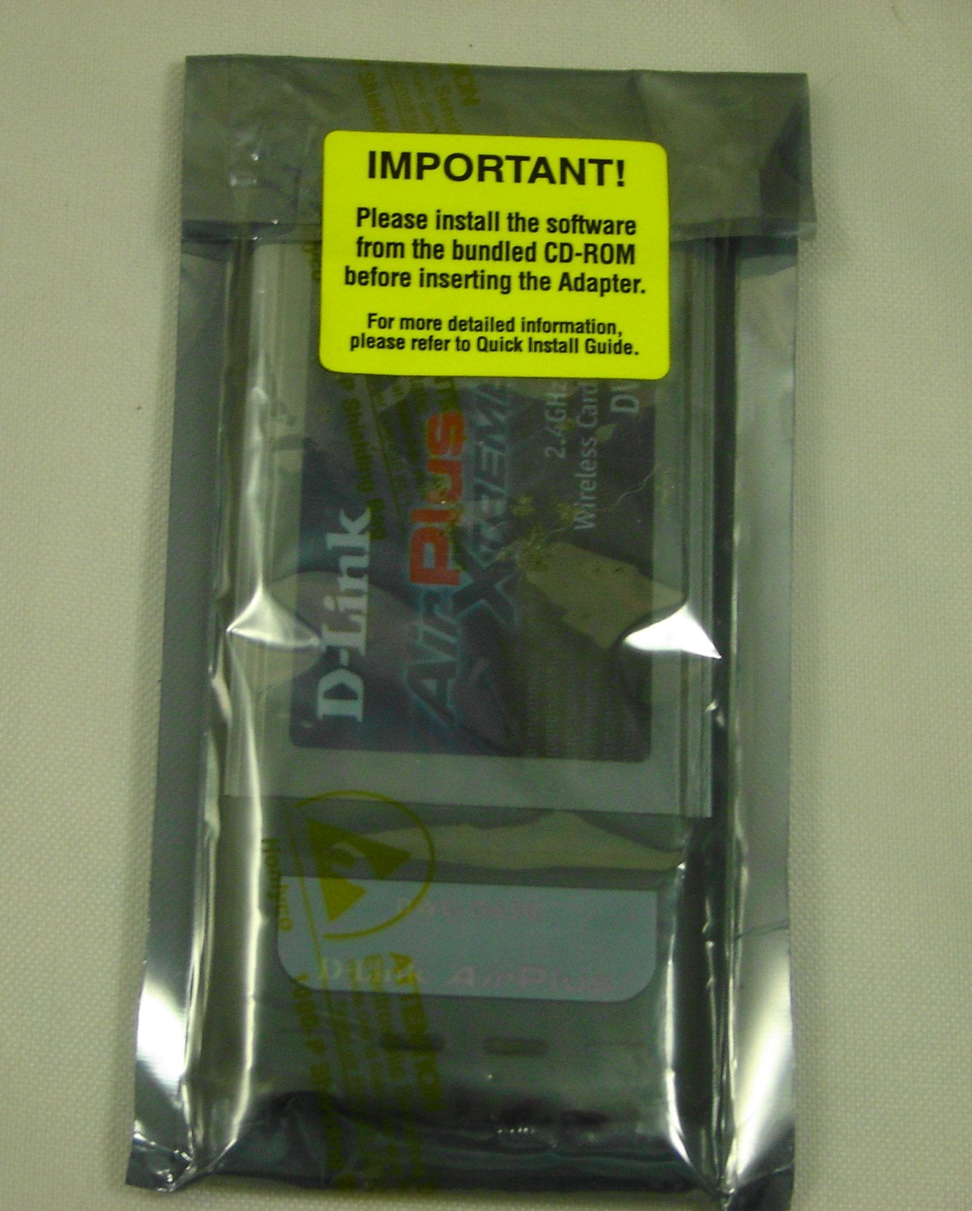 D-Link DWL-G650 Wireless Cardbus Adapter, 802.11g, 108Mbps