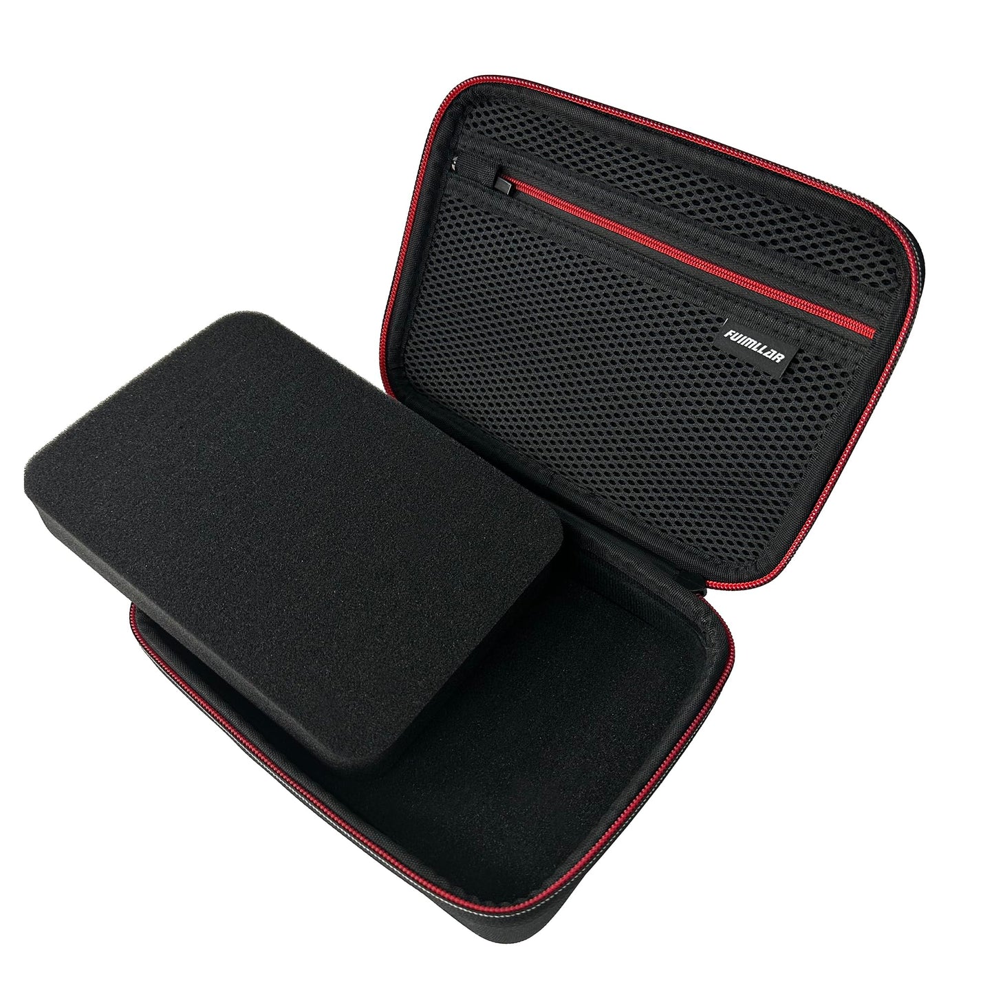 Fuimlar EVA hard case with foam, 8.5 x 6.5 x 3.75 inch hard digital case EVA shockproof outdoor case, suitable for storage of sports cameras, digital