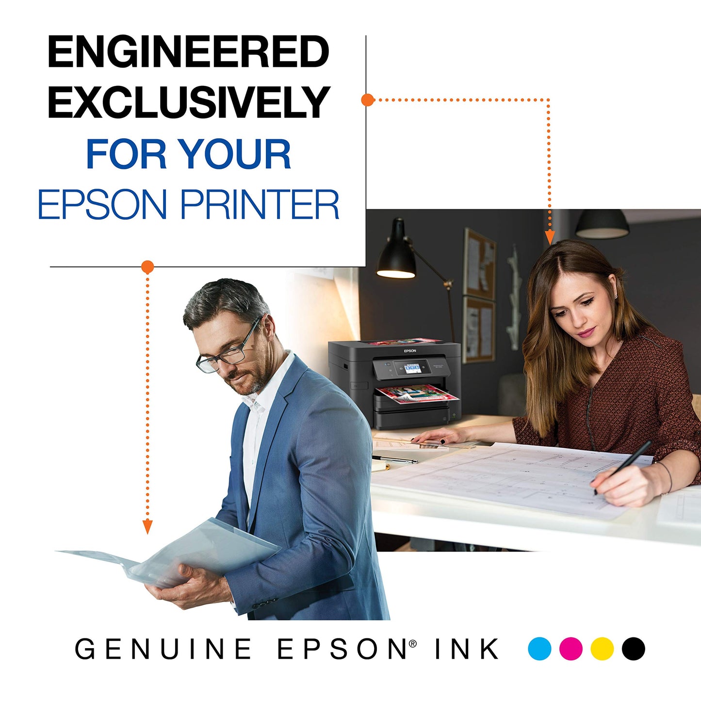 EPSON 215 Ink Standard Capacity Tricolor Cartridge (T215530-S) Works with WorkForce WF-100, 110 and EC-110