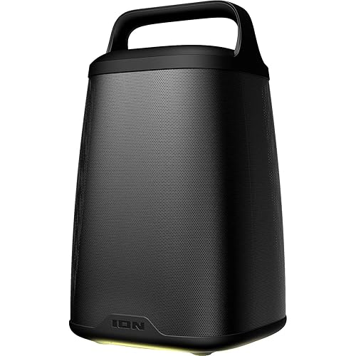 ION Audio Acadia 30-Watt Portable Bluetooth Speaker - Waterproof, 360 Degree Stereo Sound, Multi-Color LED Lights, Bass Boost (Model: iSP134A)