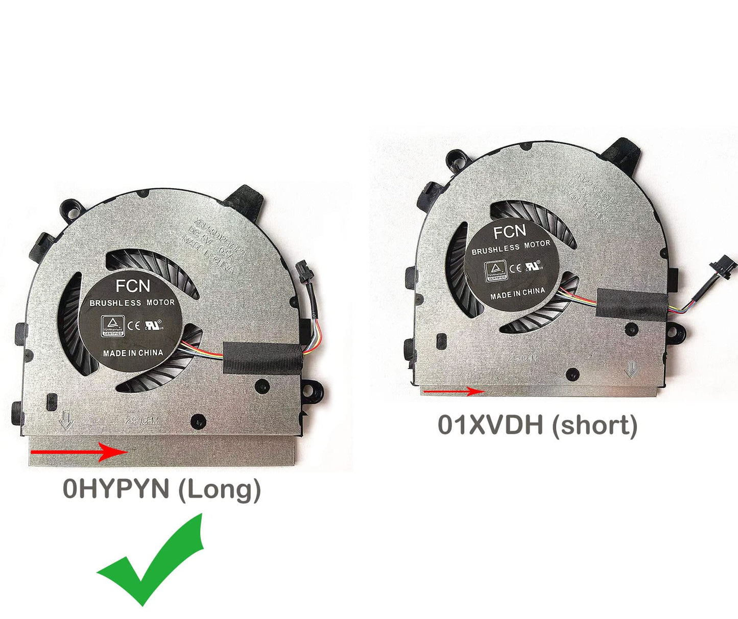 Fleshy Leaf CPU Cooling Fan Replacement for Dell Inspiron (13-7390 2-in-1) (13-7391 2-in-1) I7391-7520BLK I7391-5537SLV 2in1 Series 023.100GI.0011