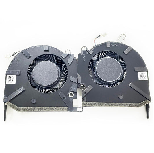 Fleshy Leaf CPU+GPU Cooling Fan Replacement for HP OMEN 16-K 16-N Pro TPN-Q280 0FPKK0000H DFS5K223052839 0FPKJ0000H DFS5L32G164865 N18090-001