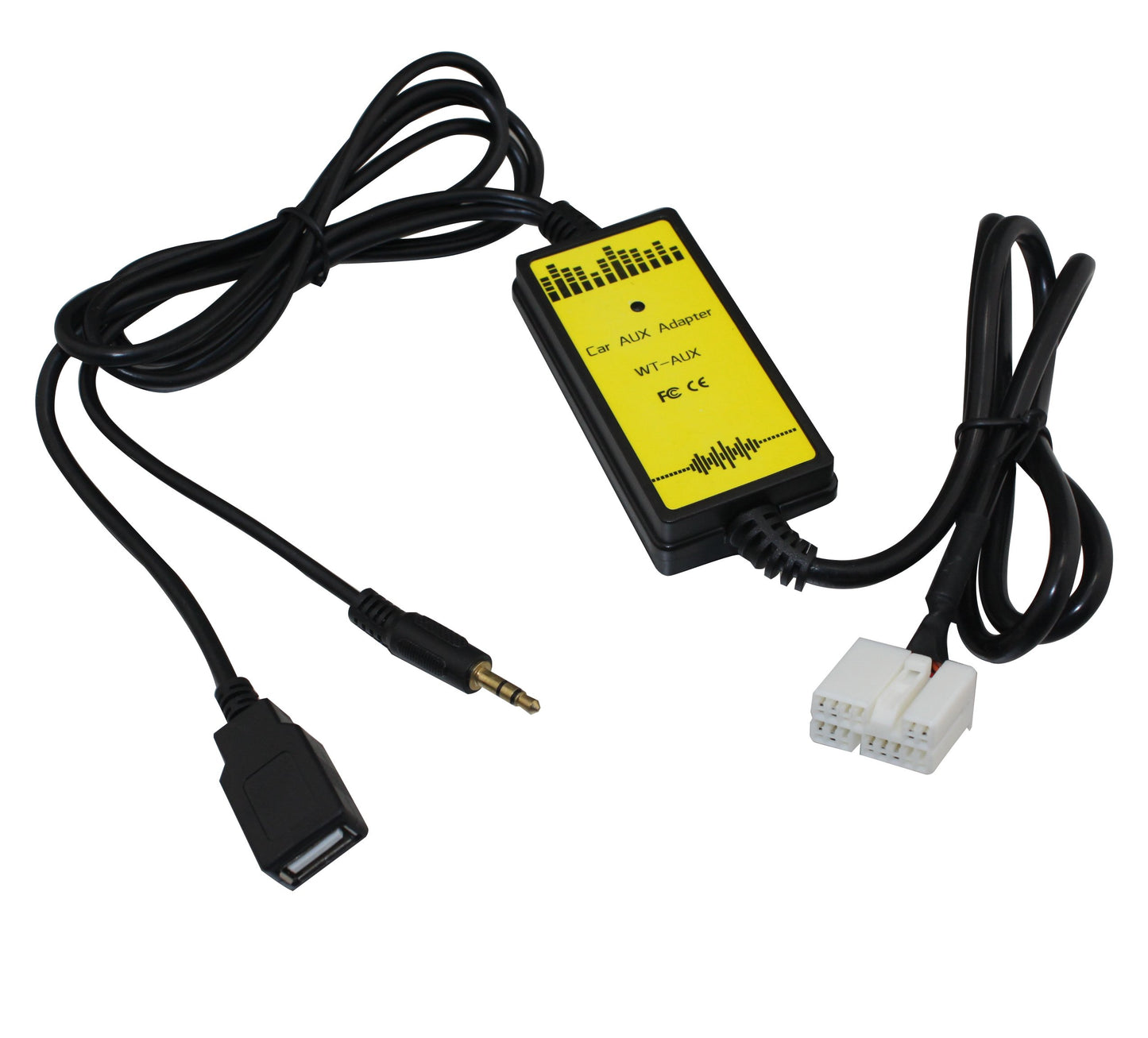 Honda USB Aux Interface Adapter - Charge & Play for Accord (2003-2011), CRV (2005-2011), Pilot (2006-2011), Odyssey (2005-2011), Civic (2006-2011)