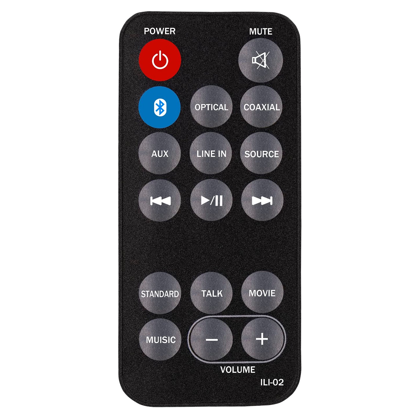 Replacement Remote Control for iLive ITB259 ITB260B ITB190B REM-ITB259 ITB259B HD Soundbar Speaker