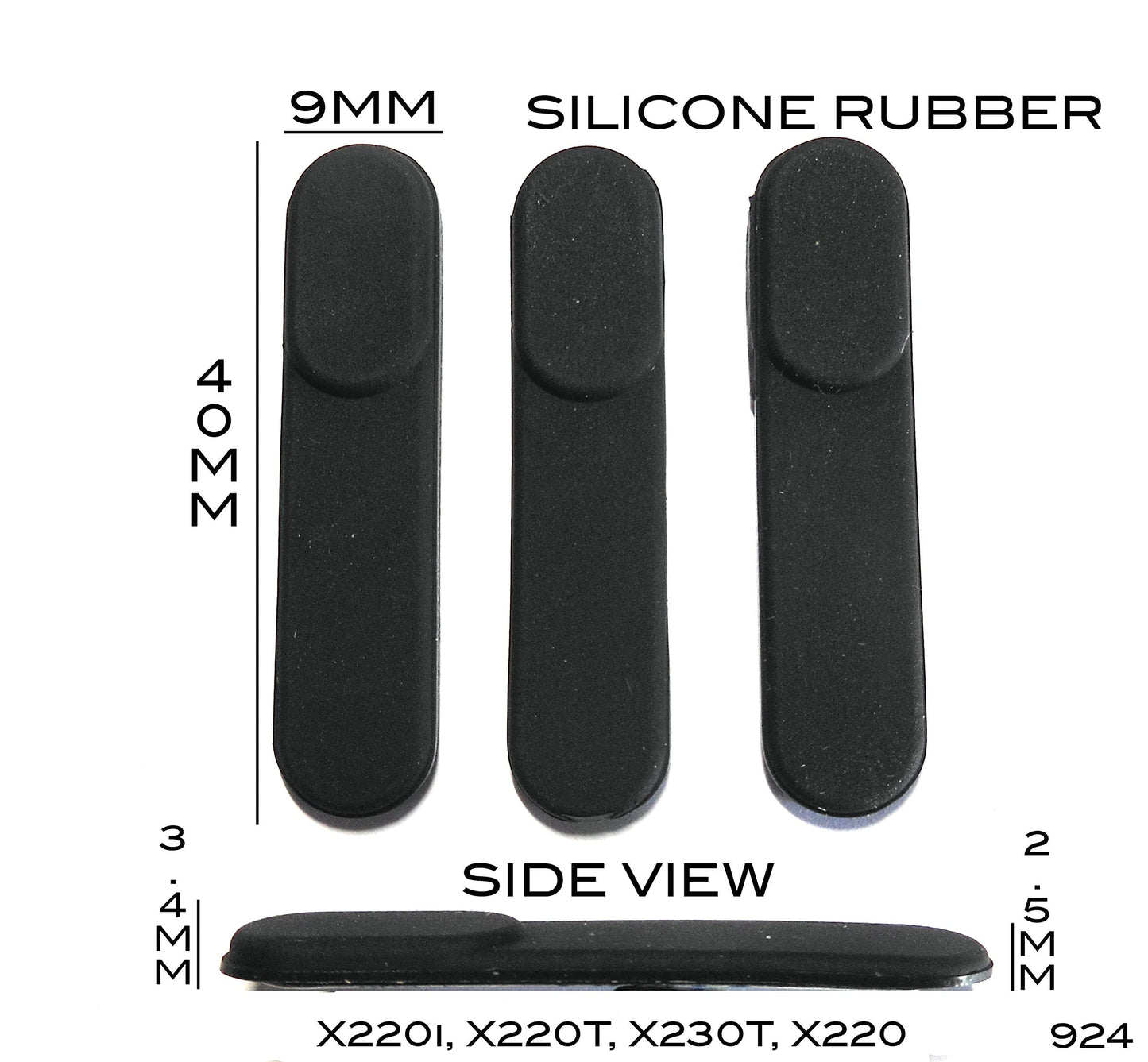 VATH Thinkpad Rubber Feet Set for X220, X220i, X220T,X230T [924]