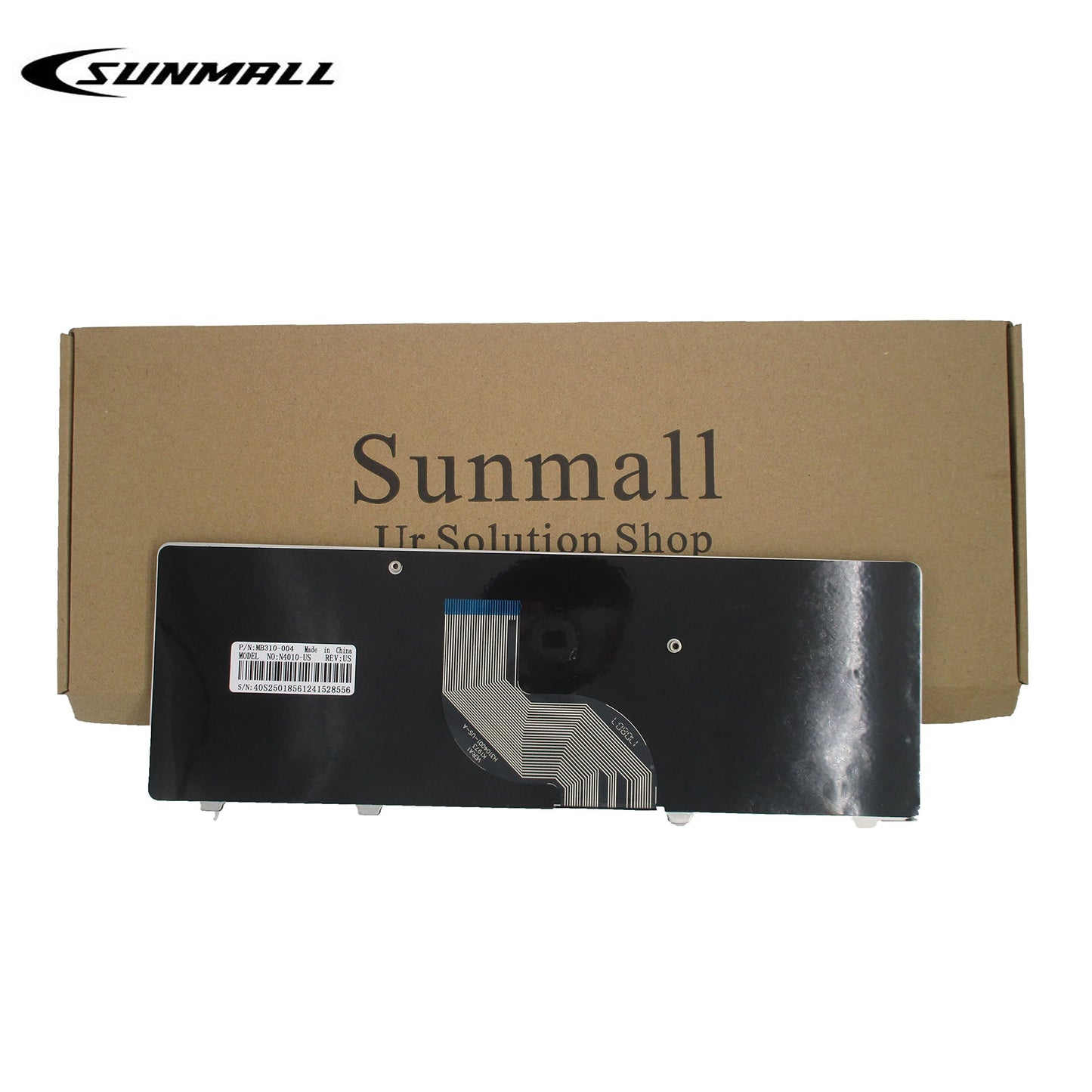 SUNMALL Laptop Replacement Keyboard Compatible with Dell Inspiron 14V 14R N4010 N4030 N3010 N5030 M5030 Series Black US Layout