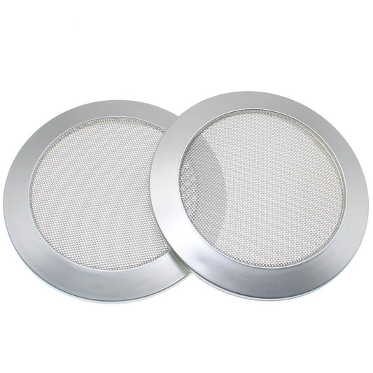 SYCZIOHU 2 PCS Speaker Grille Covers 4 Inch Speaker Subwoofer Guard Protector Black Round Speaker Mesh for Most Home Speakers or Car Speakers