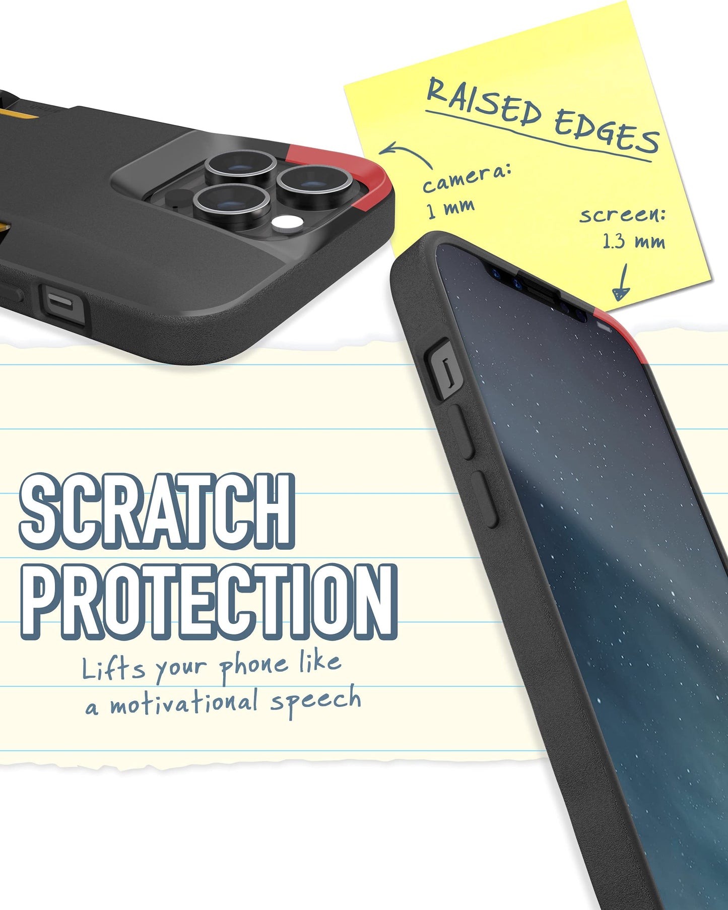 Smartish® iPhone 13 Pro Wallet Case - Wallet Slayer Vol. 1 [Slim + Protective] Credit Card Holder - Drop Tested Hidden Credit Card Slot Cover