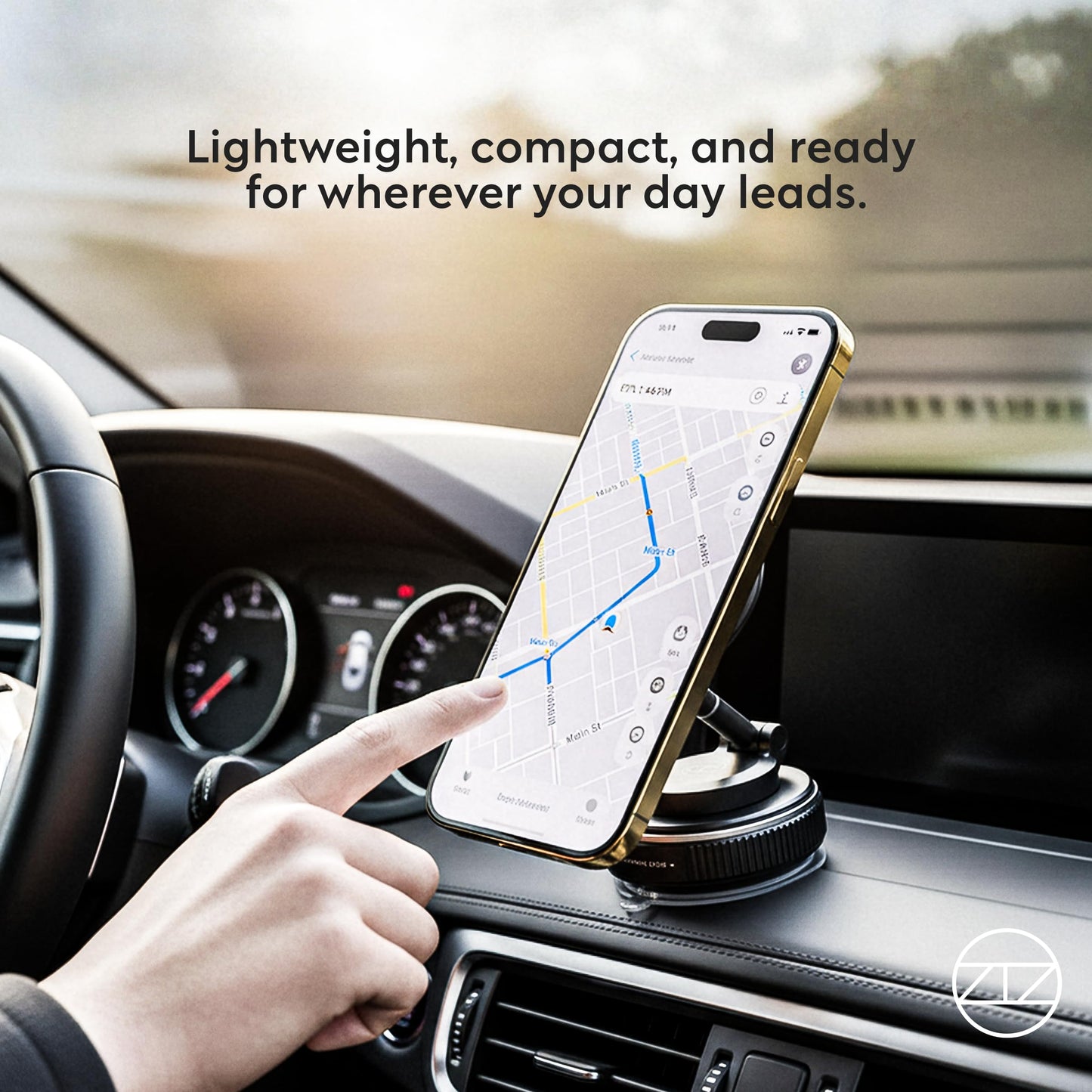 Heavy Duty Magnetic Phone Holder Vacuum Suction Mount Foldable, 360° Adjustable, Car/Office/Gym - Dashboard, Windshield, Window, Mirror, Universal
