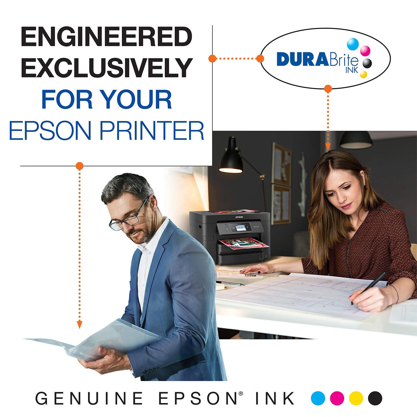 EPSON 748 DURABrite Pro Ink High Capacity Black Cartridge (T748XL120) Works with WorkForce WF-6530 WF-6530, 6590, 8590, 6090, 8090