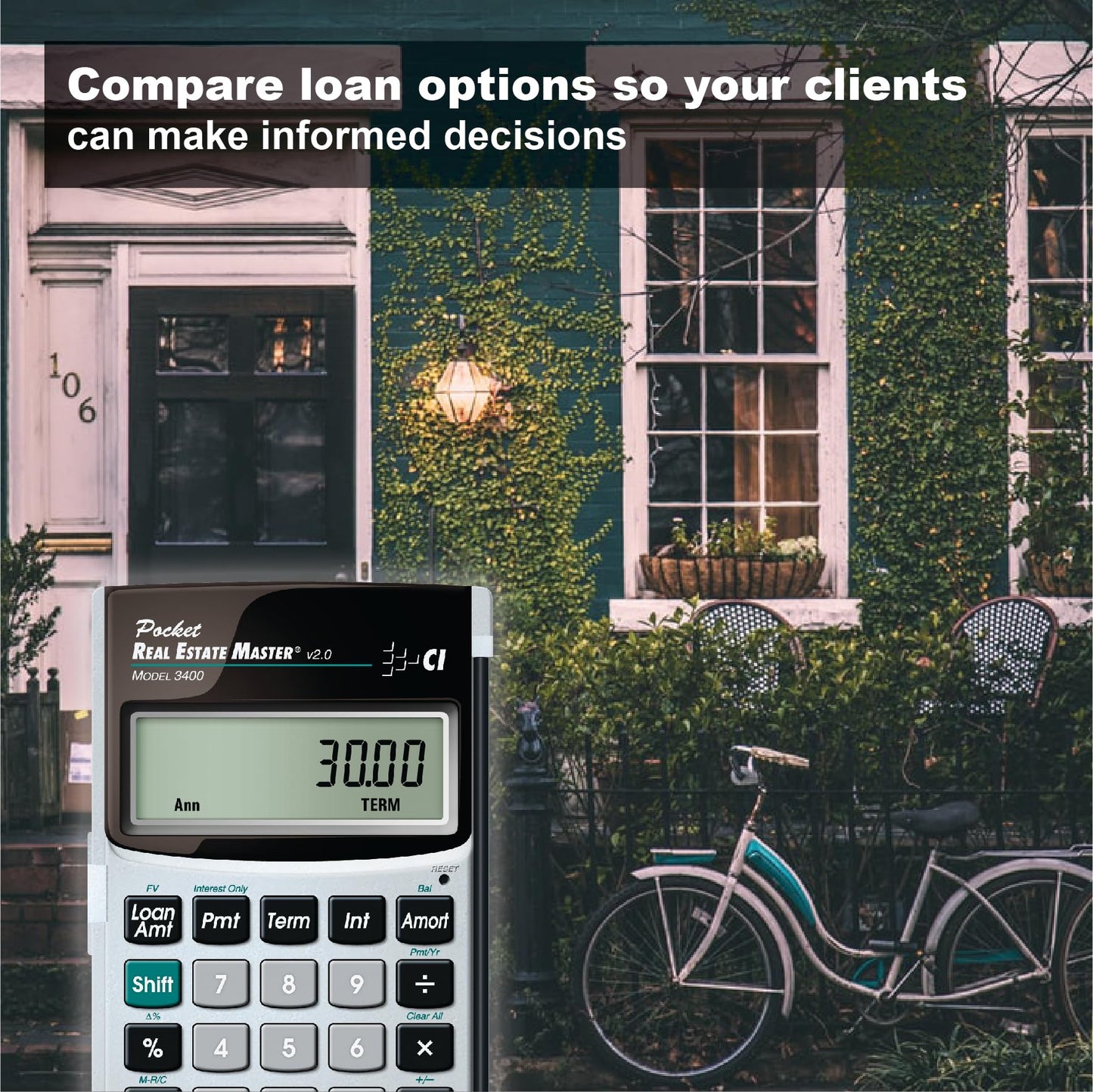 Calculated Industries 3400 Pocket Real Estate Master Financial Calculator