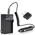 Kastar Travel Charger Kit for Panasonic DMW-BCH7, DMW-BCH7PP, DMW-BCH7E, DE-A76 Work with Panasonic Lumix DMC-FP1, DMC-FP2, DMC-FP3, DMC-FT10