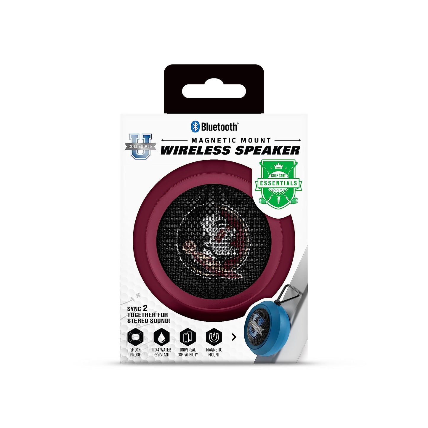 SOAR NCAA Magnetic Wireless Bluetooth Speaker, Florida State Seminoles