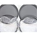 The Electronics PowerHouse Heavy Gauge Pair 10 Inch Classic Beehive High Excursion Subwoofer Speaker Grills with Reinforcement Ring