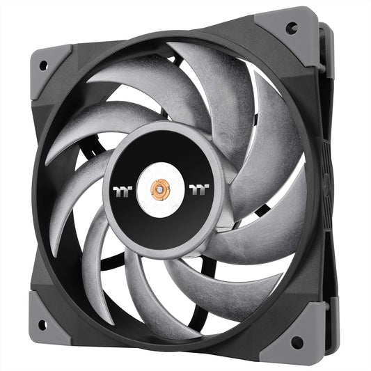 Thermaltake ToughFan 12 Turbo, PWM Controlled PWM 500~2500rpm, Metal-Reinforced Motor Hub, Gen.2 Hydraulic Bearing 120mm Case/Radiator Fan (Single